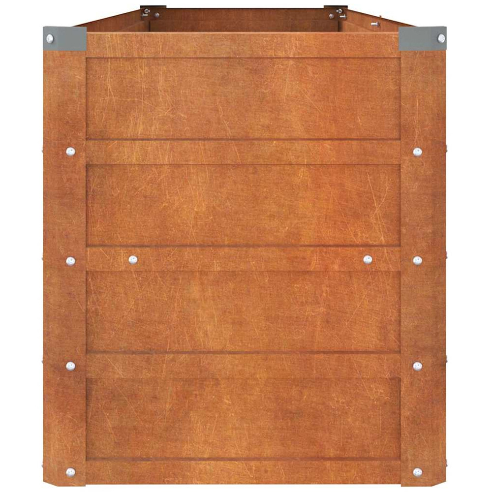 vidaXL Brown Corten Steel Raised Garden Bed 45 x 160 x 40cm Image 5
