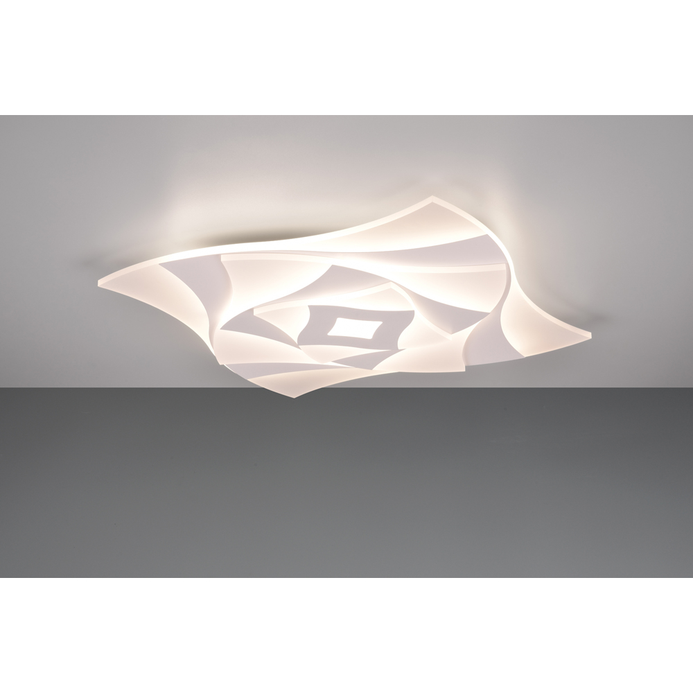 TRIO Akita White LED Ceiling Light Image 3