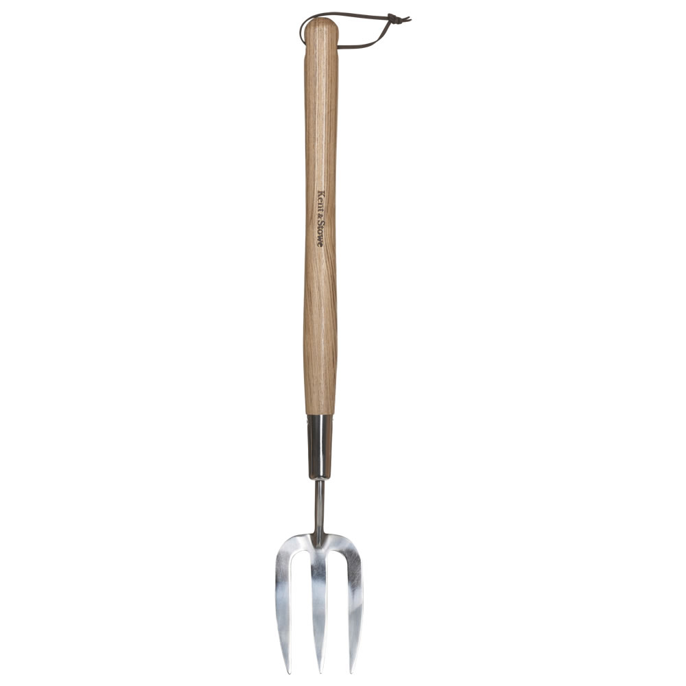 Kent & Stowe Stainless Steel Border Hand Fork Image 1