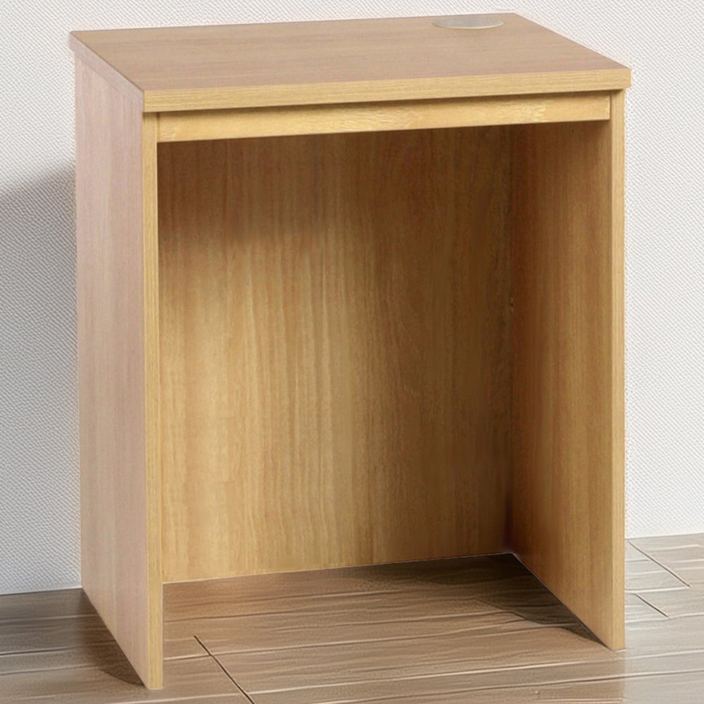 R White Cabinets Small Laptop Desk Brown Image 1