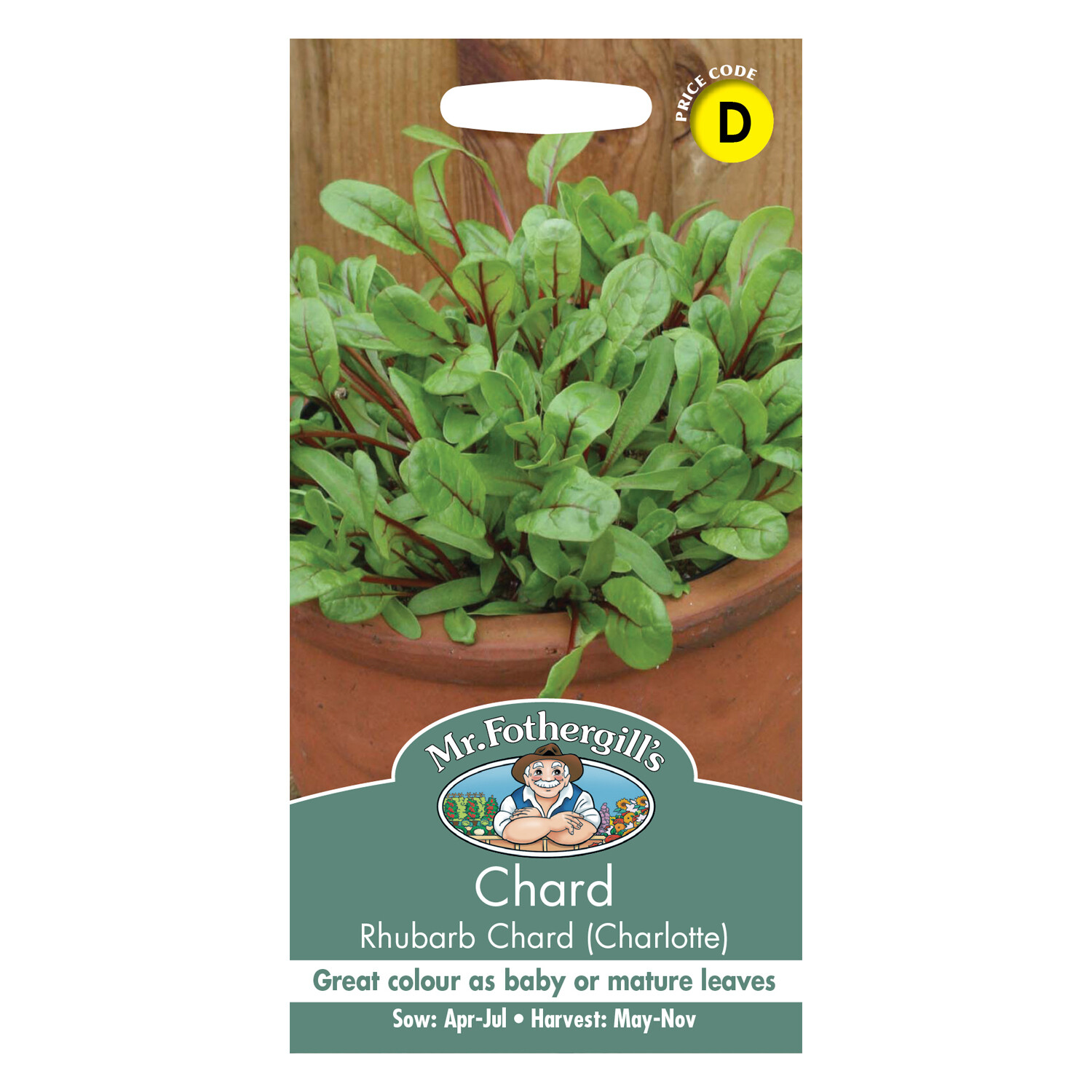 (Charlotte) Rhubarb Chard Seeds Image 1