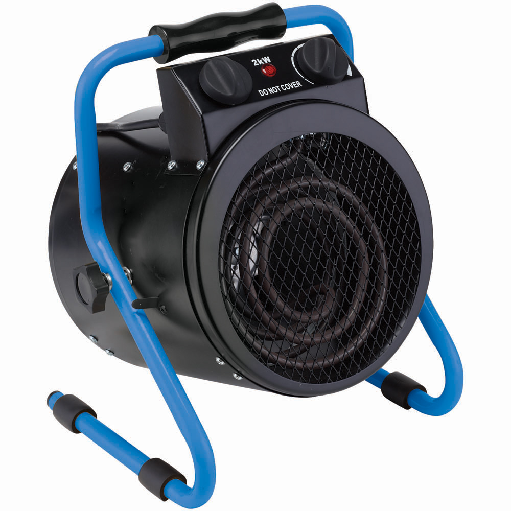 Draper Black Electric Space Heater 2000W Image 5