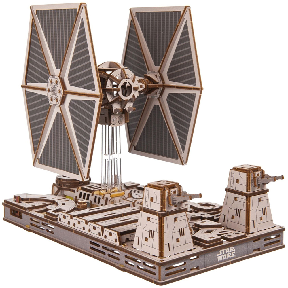 Ugears Star Wars TIE Fighter Mechanical Model Image 1