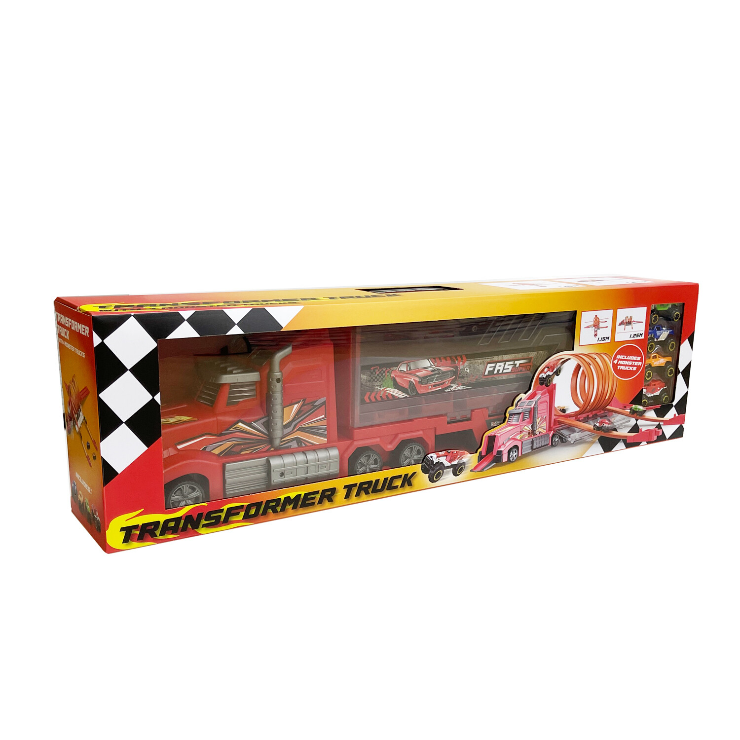 Large Transformer Truck - Red Image 14