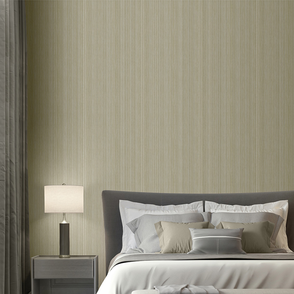 Muriva Venezia Stripe Gold Wallpaper Image 4
