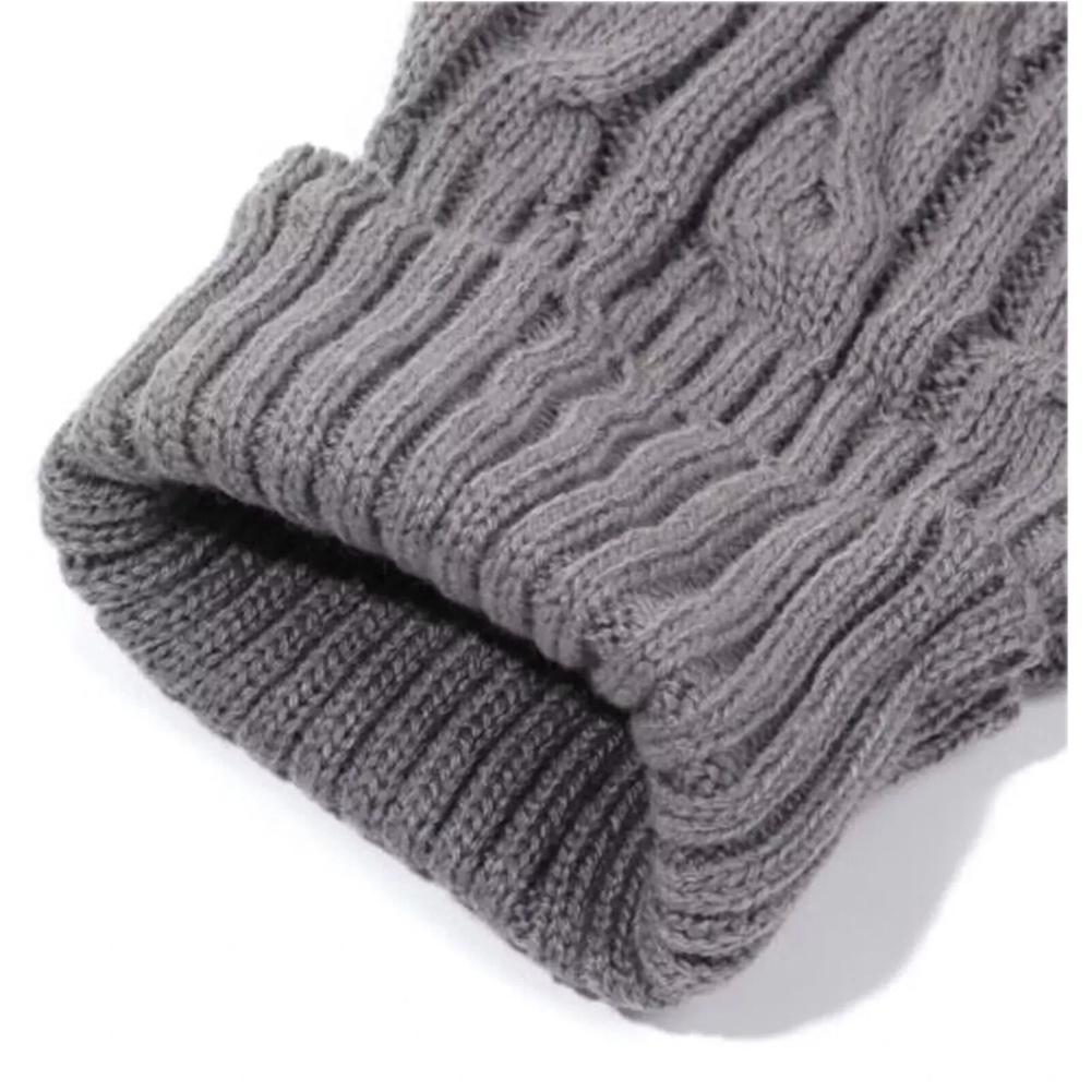 Marco Paul Grey Knitted Cover Bed Warmer Hot Water Bottle 2L Image 3