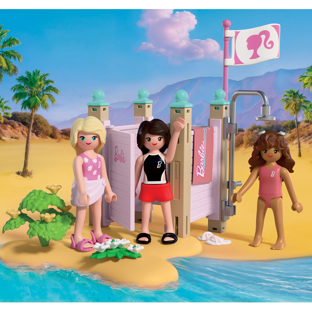 Playmobil Barbie Beach Dress Up Play Set 54 Piece Image 7