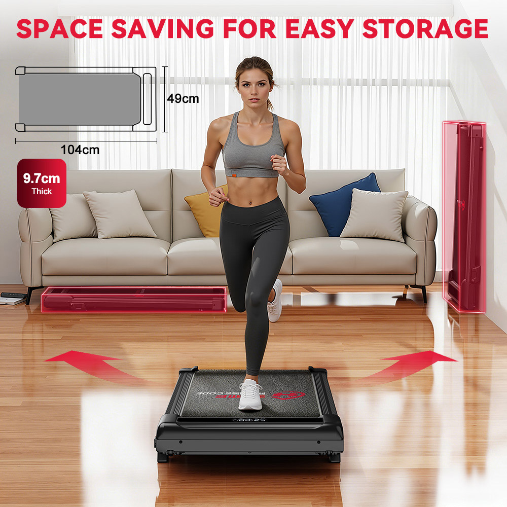 Rattrix Z3 Black Manual Incline Treadmill Image 6