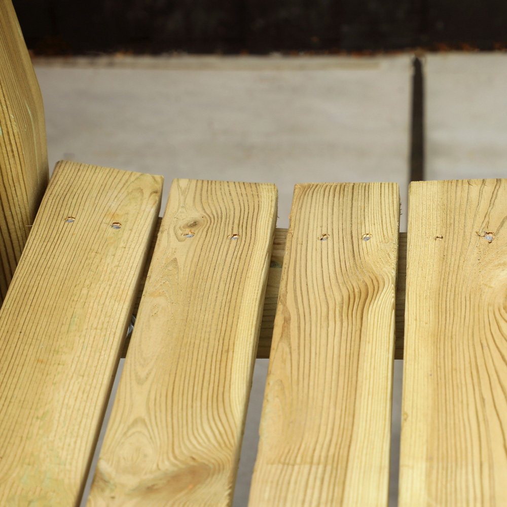 Mercia Carlton 2 Seater Timber Garden Bench Image 6