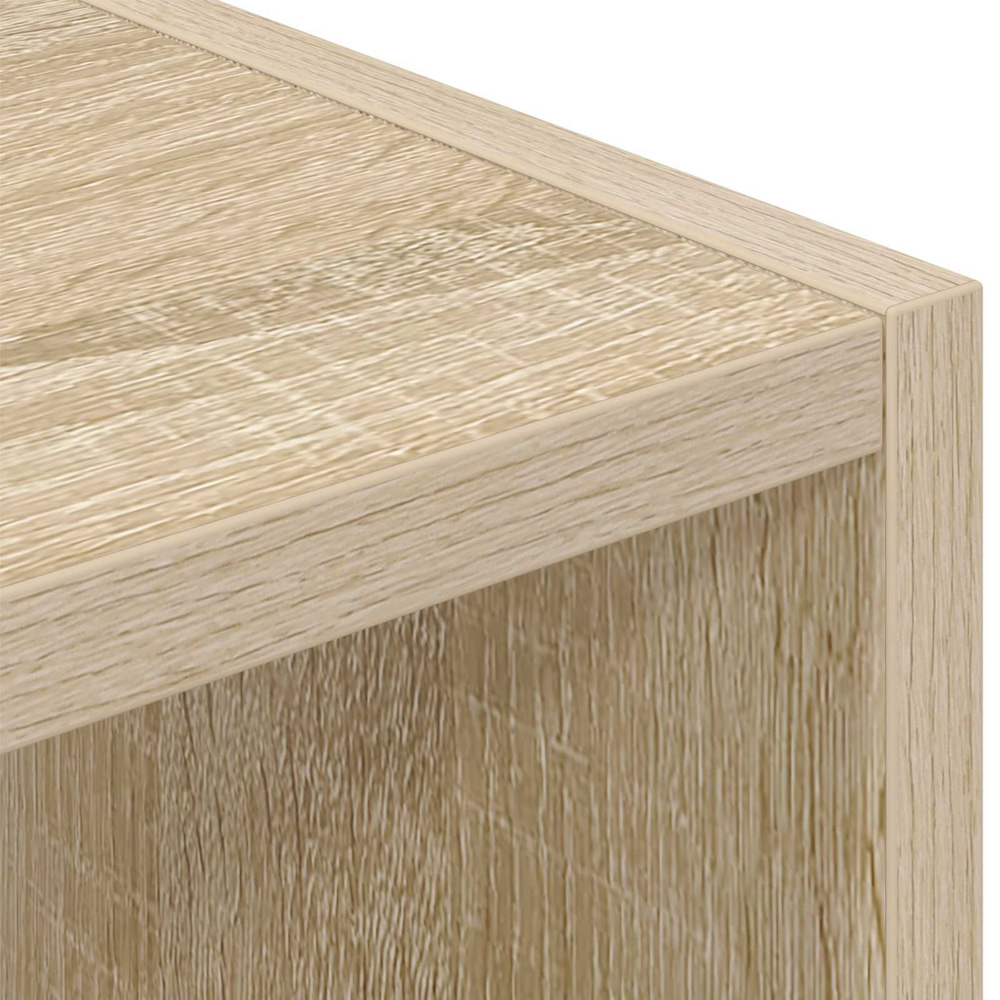 vidaXL 6 Open Shelf Sonoma Oak Sideboard Image 7