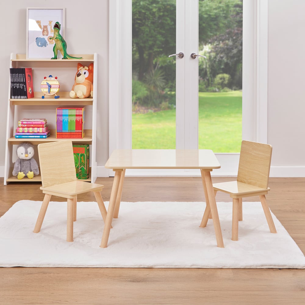 Liberty House Toys Kids 2 Seater Table Natural Wood Image 6