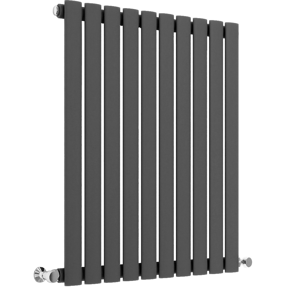 Stech Homes 1580 BTU Anthracite Single Panel Radiator 600 x 590mm Image 1