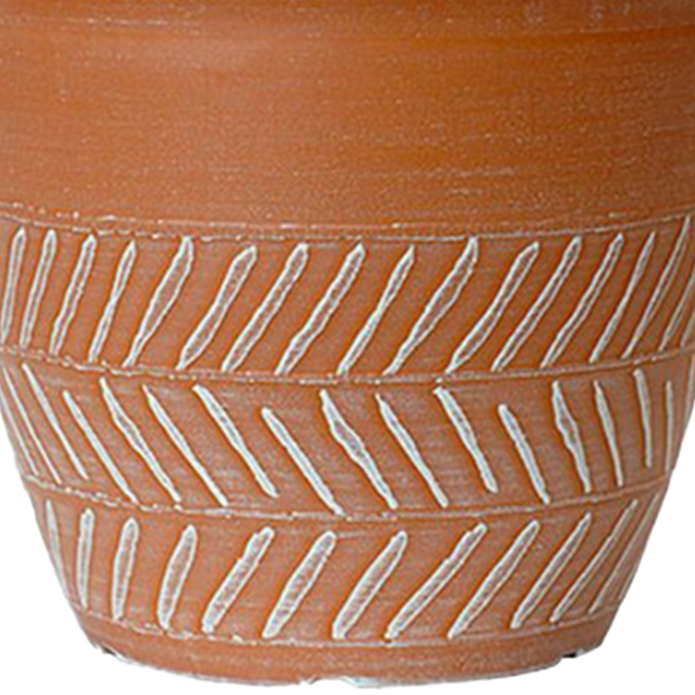 wilko Keke Powdered Clay Plastic Planter 20cm 2 Pack Image 3