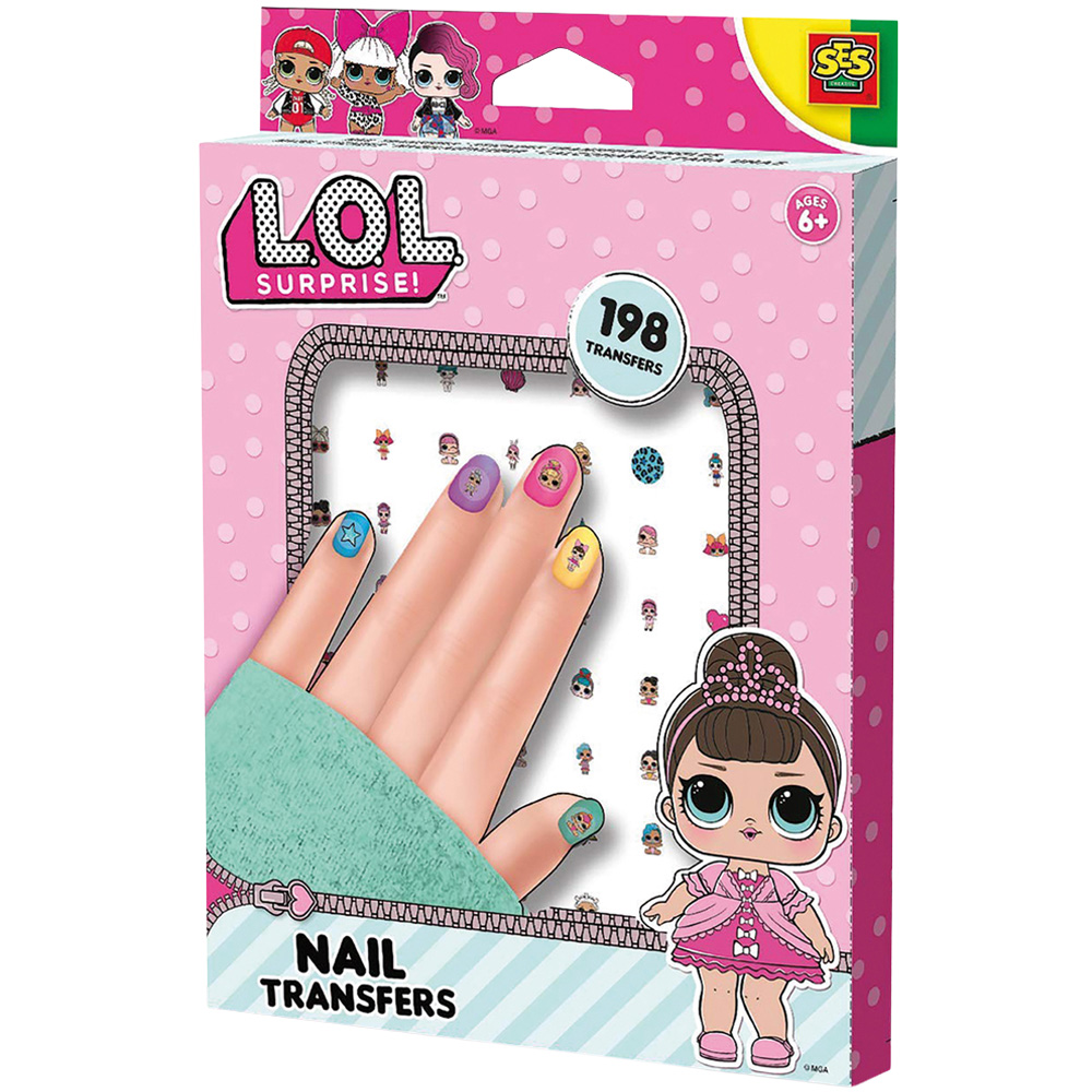 SES Creative L.O.L. Nail Transfers Image 1