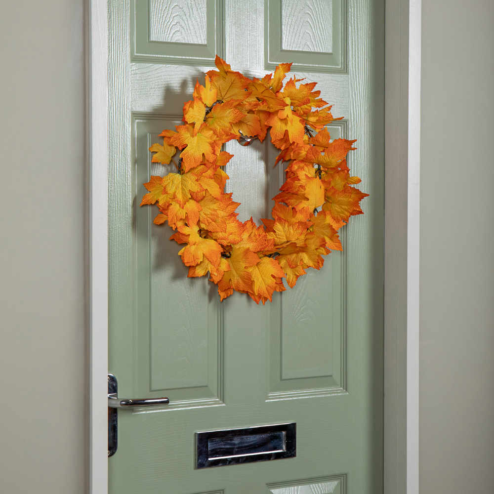 Samuel Alexander Faux Bright Autumn Wreath 50cm Image 6