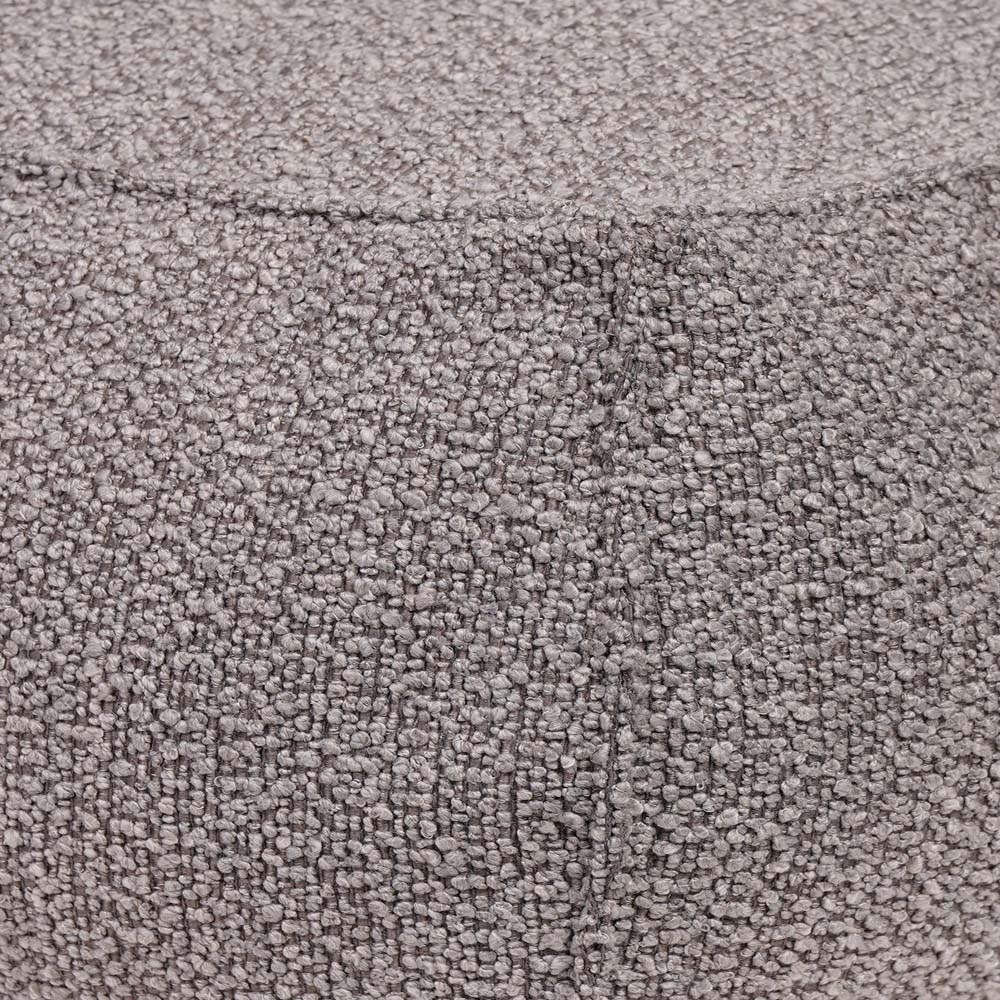 Kaikoo Grey Quilting Boucle Lounger Image 4