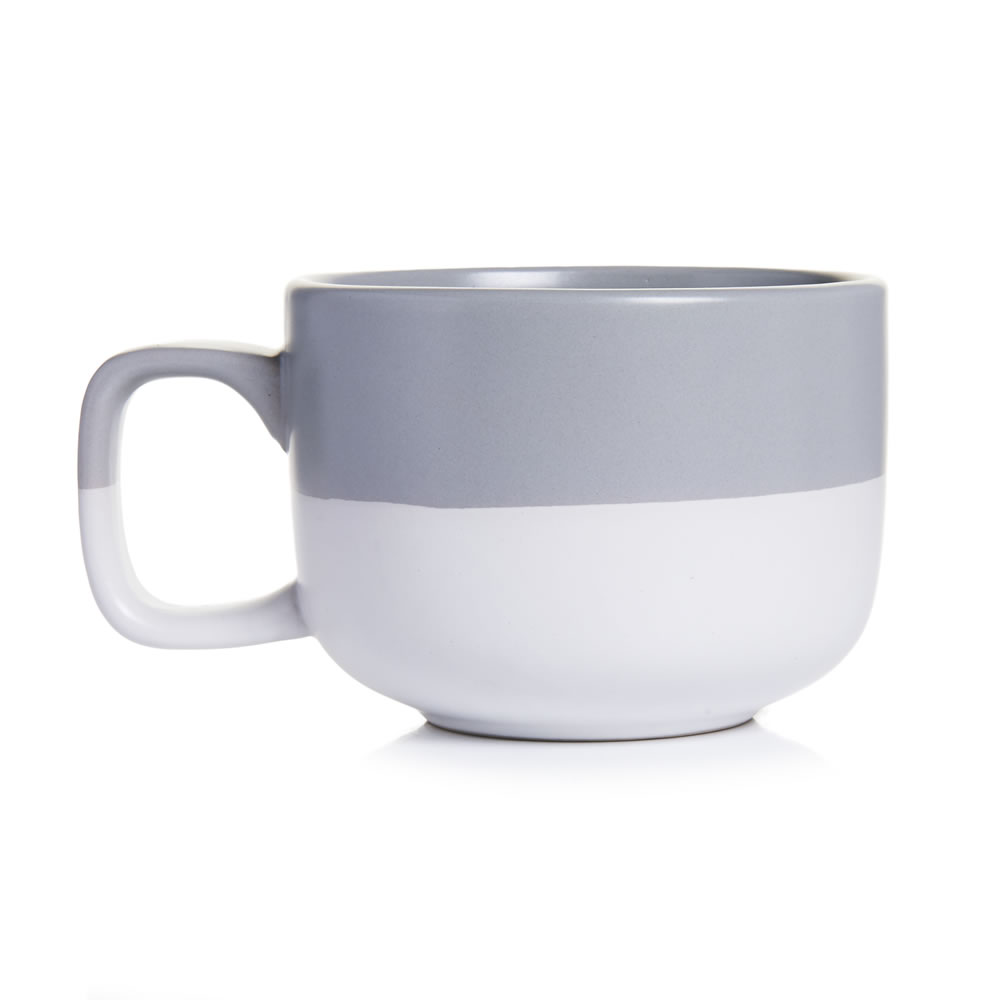 Wilko Mug 2-Tone Grey Image