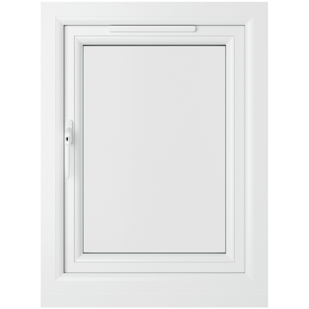 Crystal Agate and White LH Side Hung Clear Triple Glazed Window 610 x 965mm Image 3