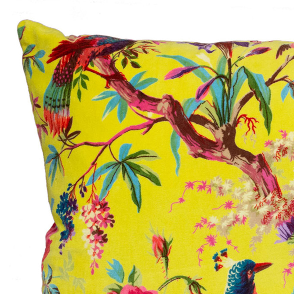 Paoletti Paradise Aracia Velvet Cushion Image 2