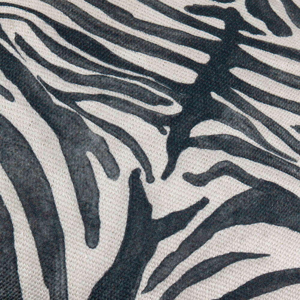 Paoletti Leopardis Multicolour Zebra Woven Polyester Filled Outdoor Cushion 59 x 59cm Image 3