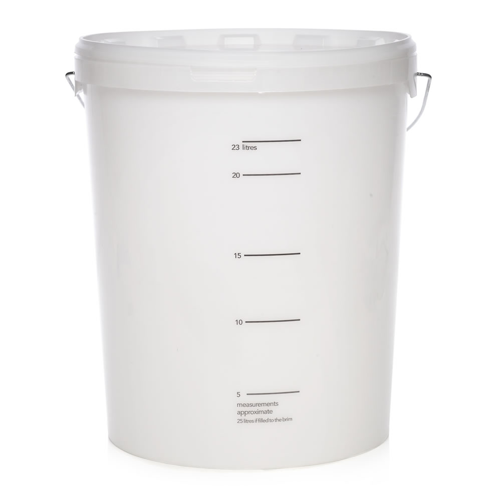 Wilko Fermenting Bin and Lid 25L Image