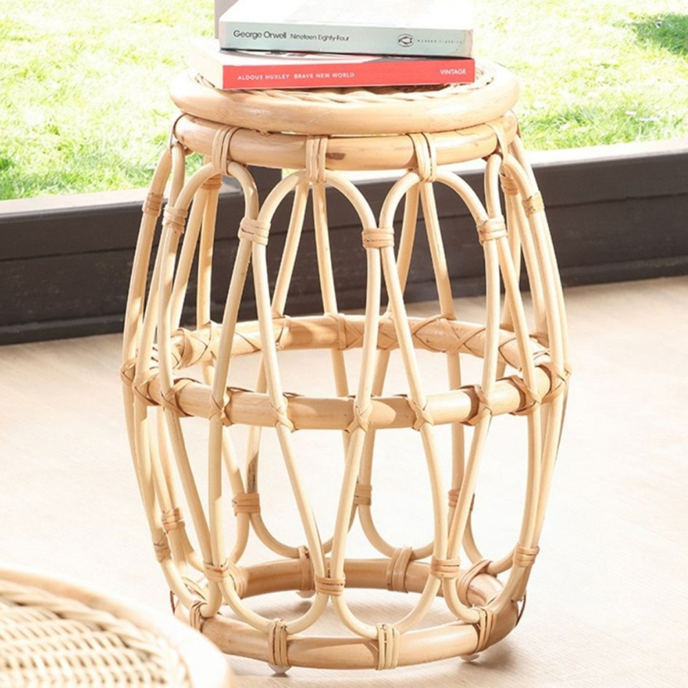 Desser Furniture Bejing Natural Rattan Lamp Table Image 1