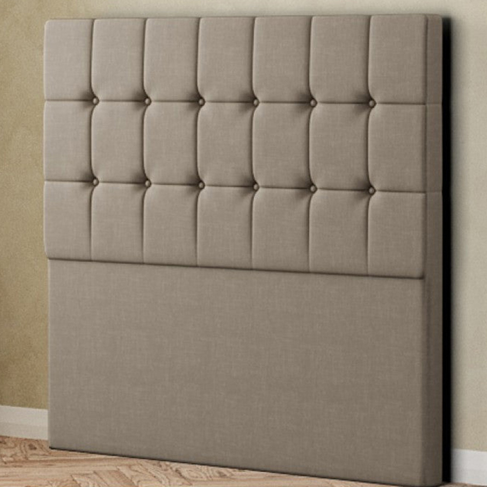 Eleganza Venezia Super King Size Mink Malham Weave Floor Standing Headboard Image 1