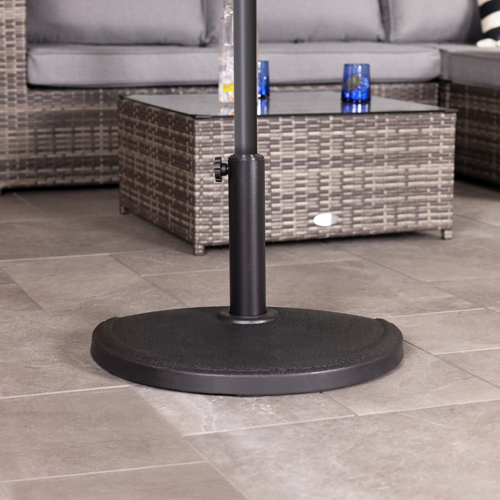 Charles Bentley Concrete Umb Base Half Canopy Para sol Image 2
