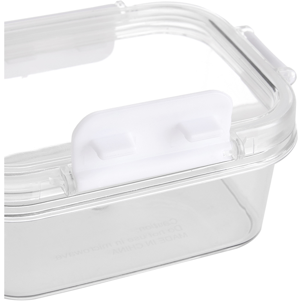 Living and Home 4-Piece Rectangular Food Storage Container Set Image 4