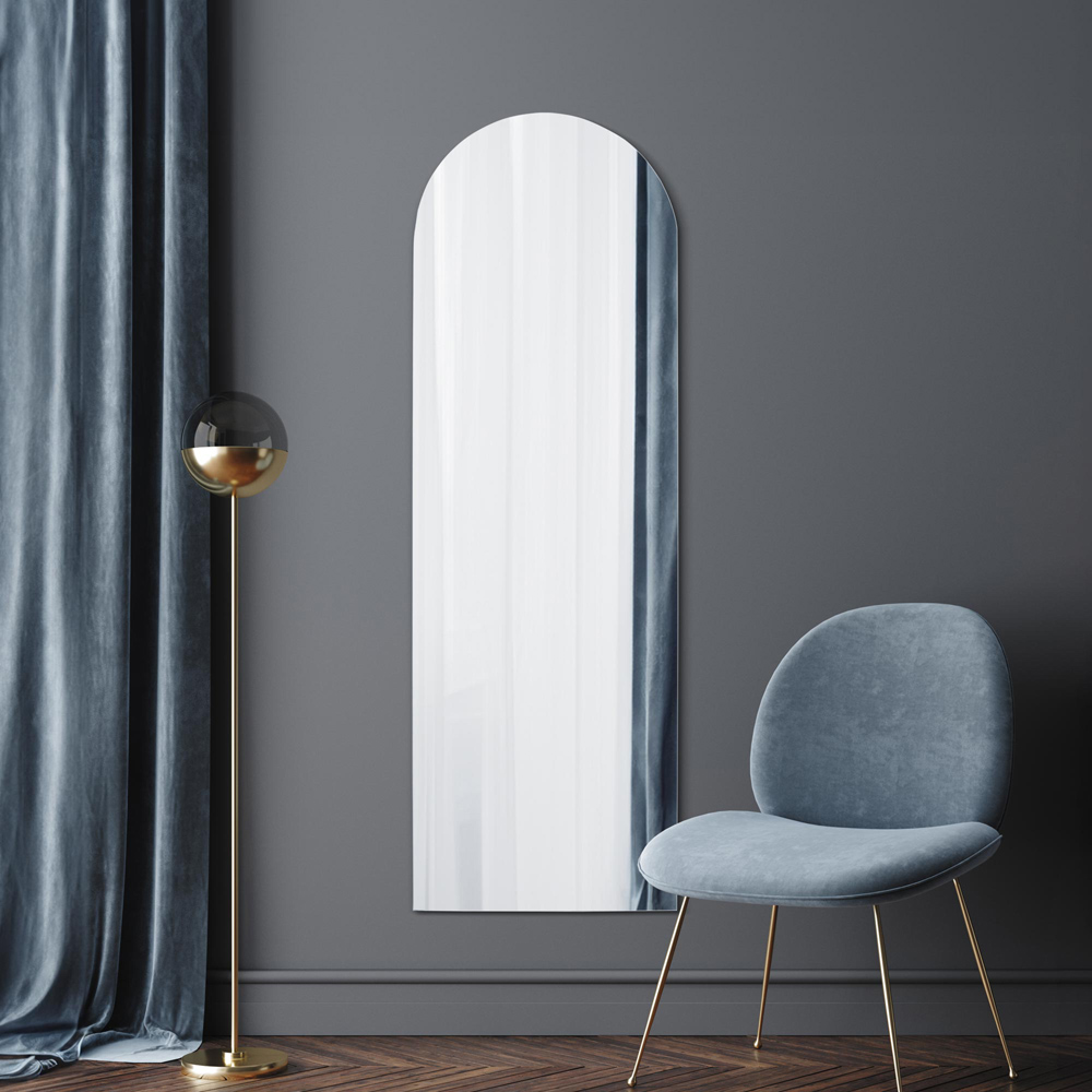 The Arcus Frameless Wall Mirror 180 x 60cm Image 2