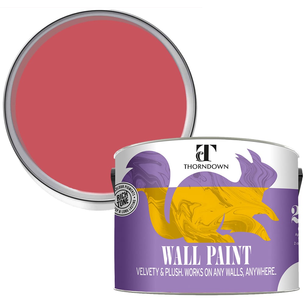 Thorndown Walls and Ceilings Foxwhelp Red Matt Paint 2.5L Image 1