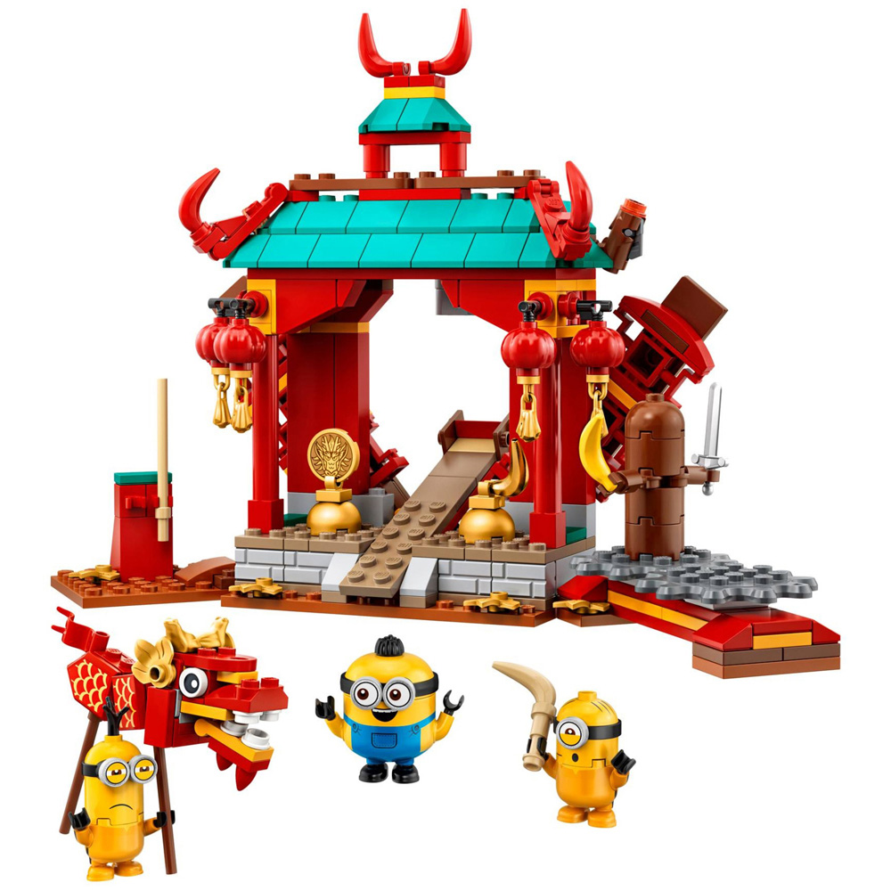 LEGO Minions The Rise of Gru 75550 Minions Kung Fu Temple Building Set 310 Piece Image 2
