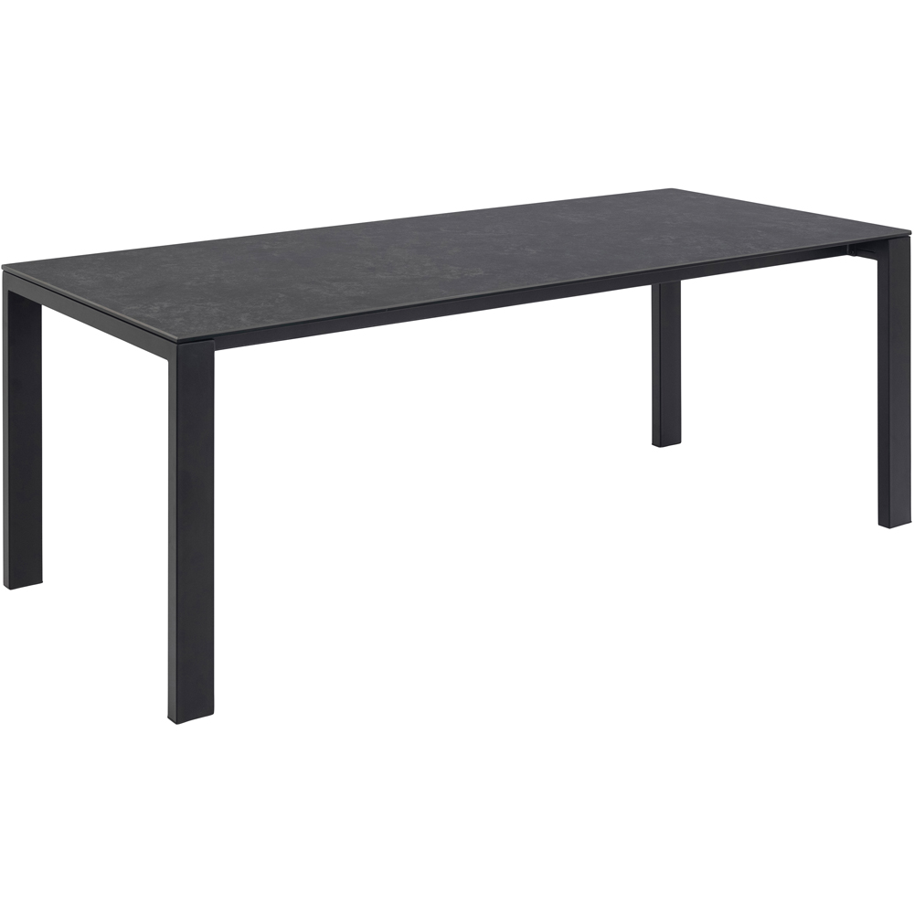 Florence Brentford Ceramic 6 Seater Dining Table Matt Black Image 2