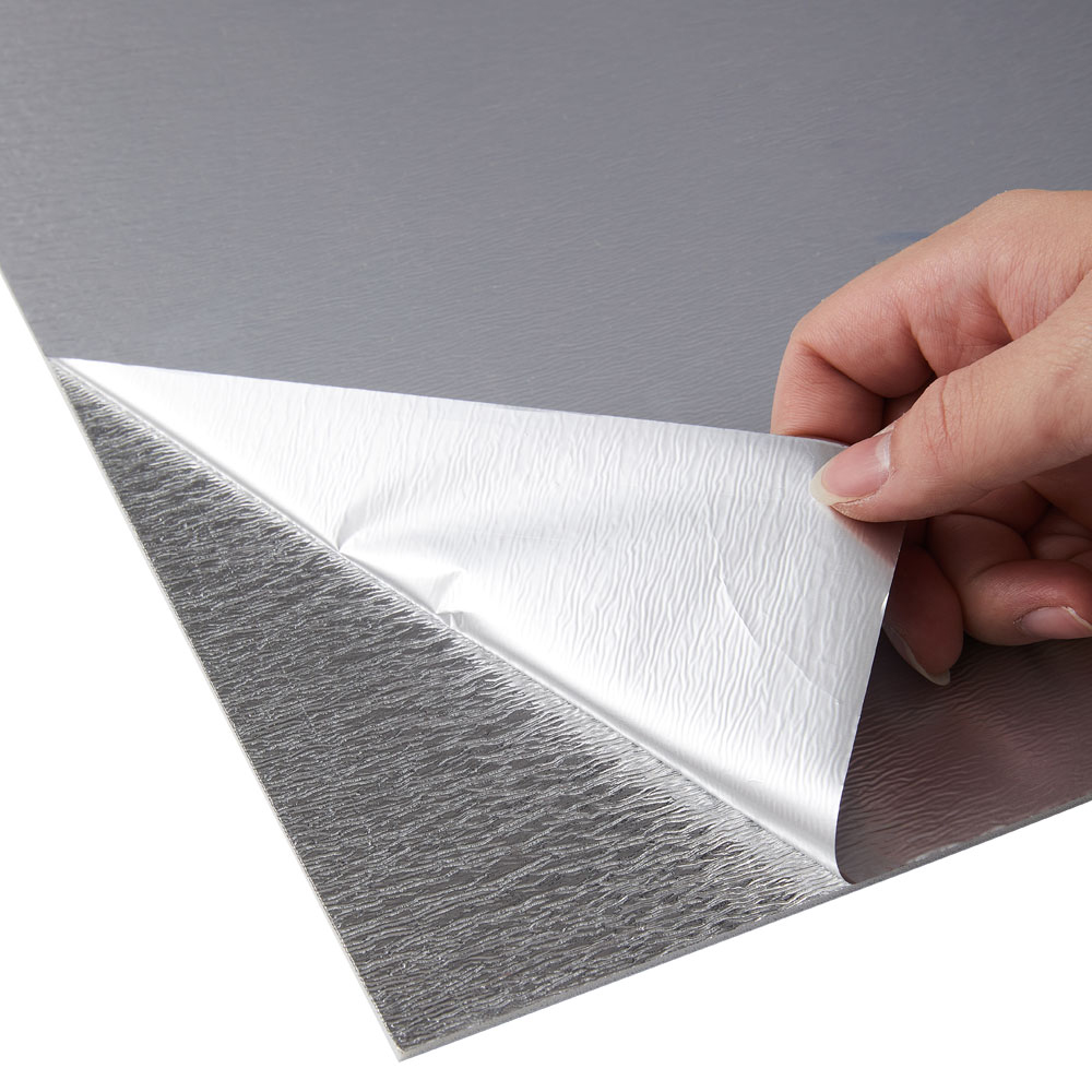 Living and Home Marble Patterned Calacatta White and Orange PVC Self Adhesive Wall Sticker 10 Pack Image 8