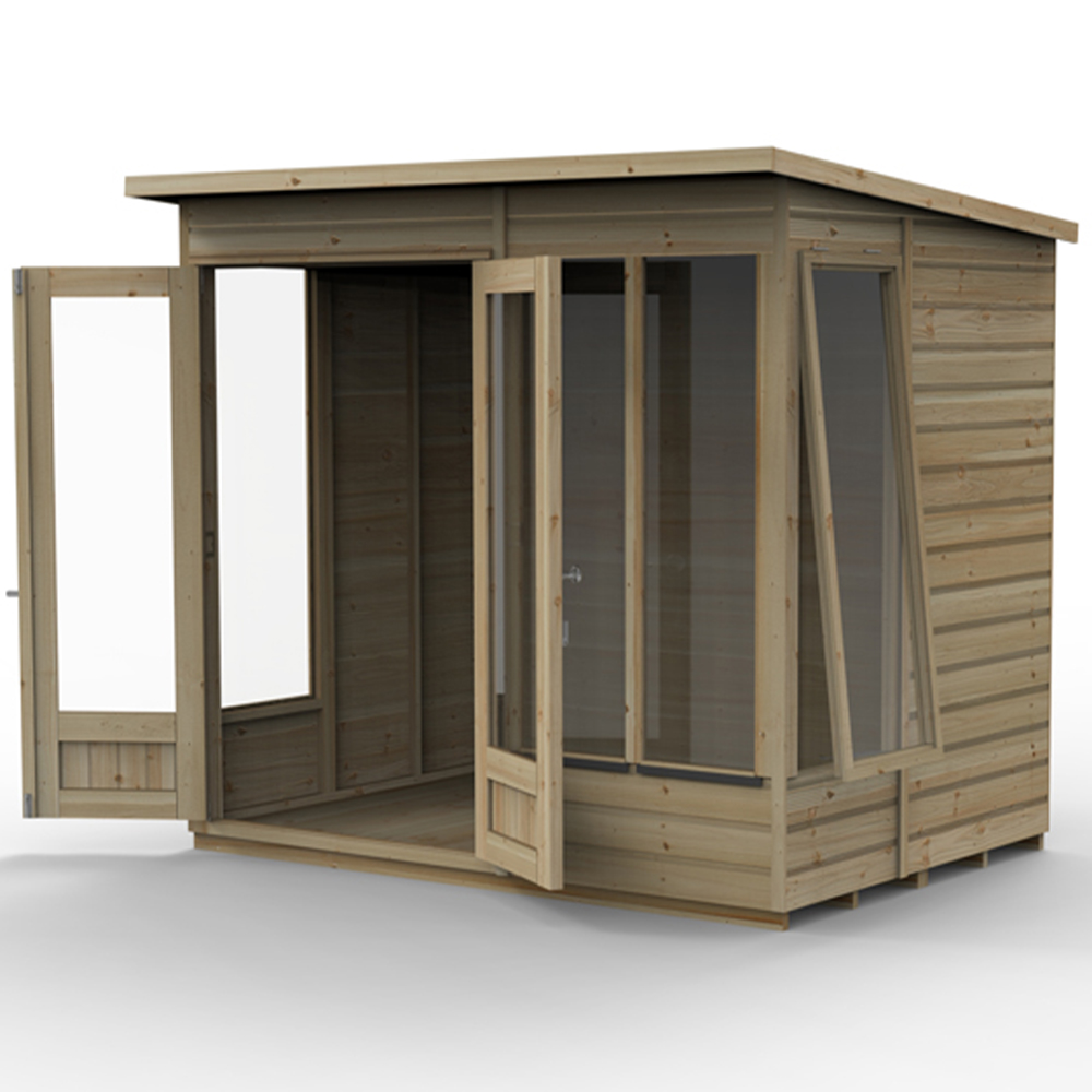 Forest Garden Beckwood 7 x 5ft Single Side Opening Pent Summerhouse Image 3