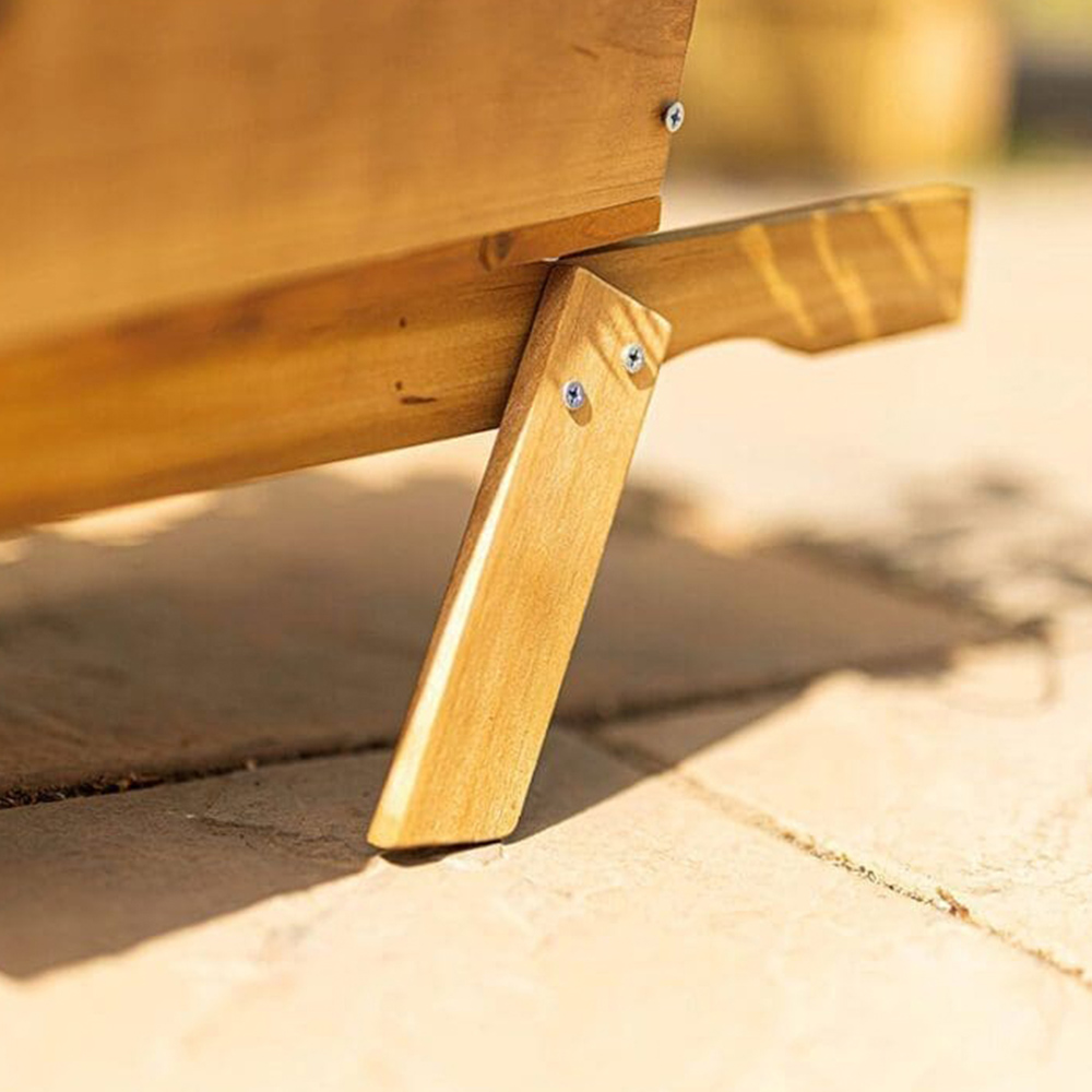 Marco Paul Wooden Wheelbarrow Planter Image 5