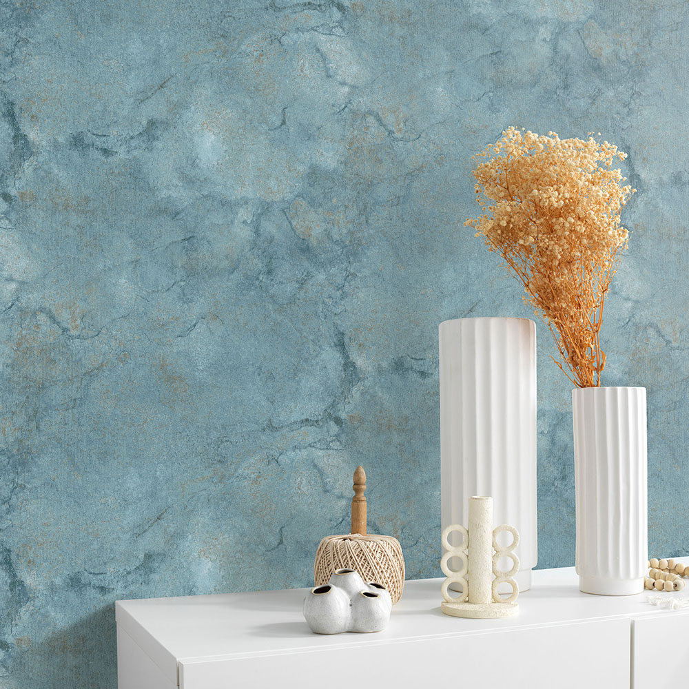 Erismann Venora Marble Green Wallpaper Image 4