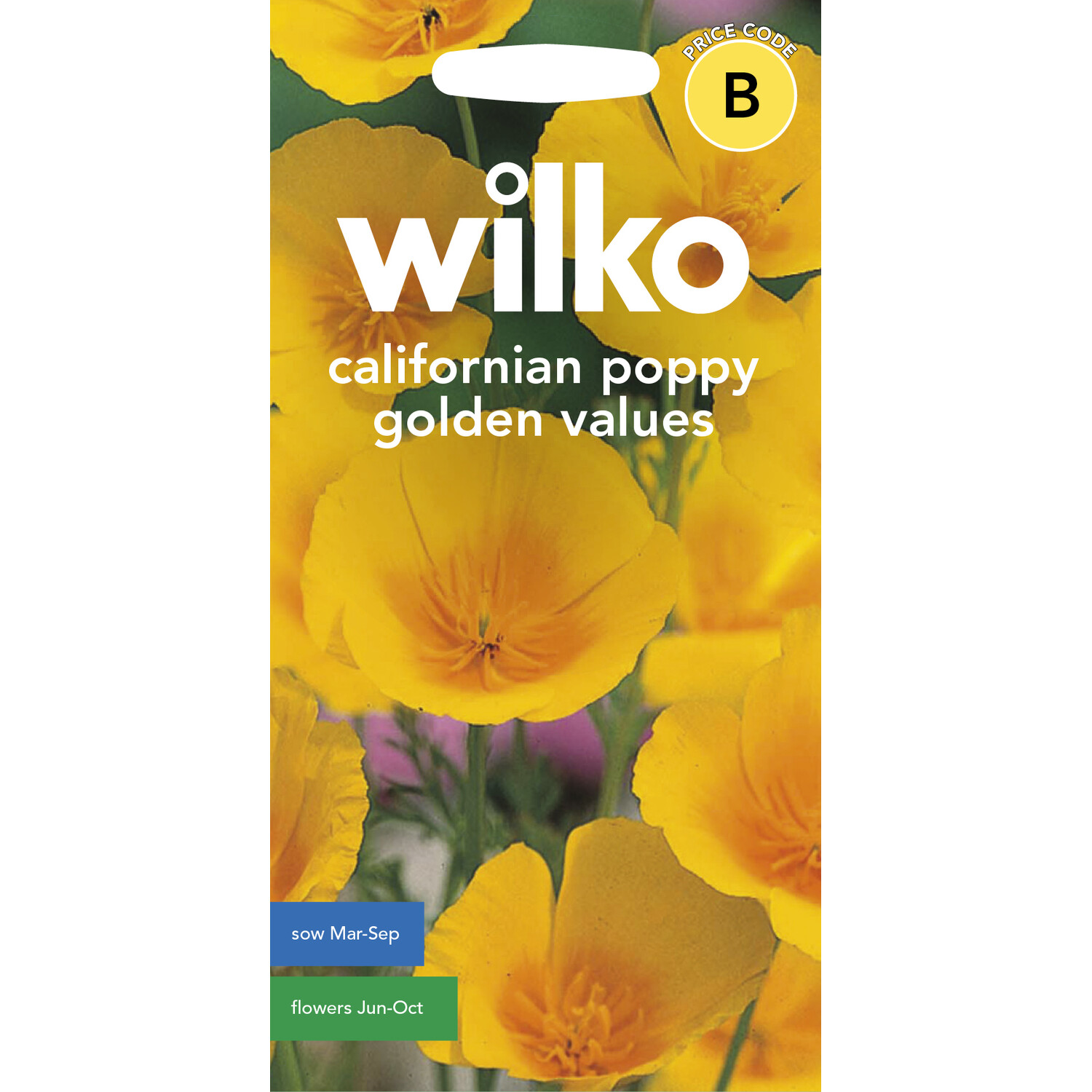 Wilko Californian Poppy Golden Values Seeds Image 1