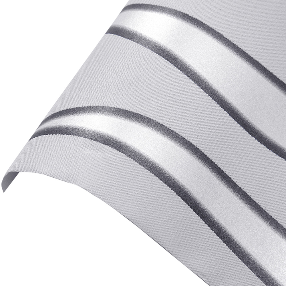 Living and Home Wavy Striped Geometric Wallpaper Image 5