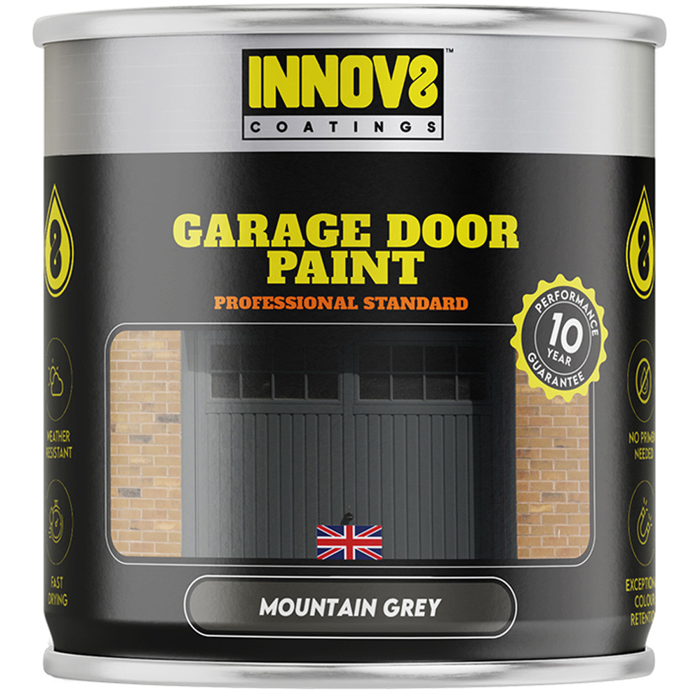 Innov8 Coatings Garage Door Paint 750ml Mountain Grey Image 2