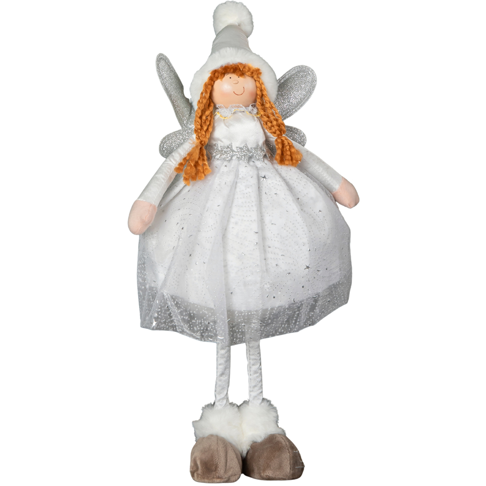 Samuel Alexander Standing Soft White Magic Fairy Christmas Decoration 48cm Image 2
