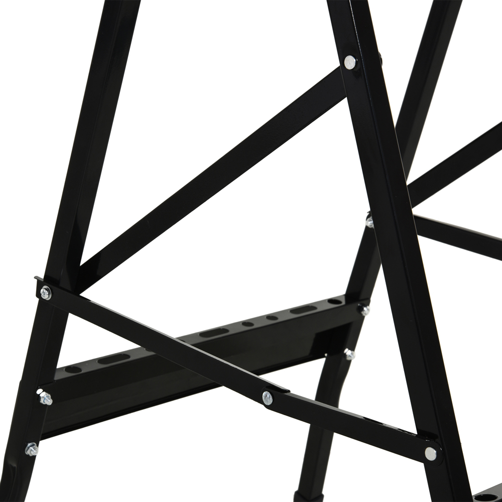 DURHAND 4-in-1 Black Foldable Work Bench with Adjustable Saw Image 4