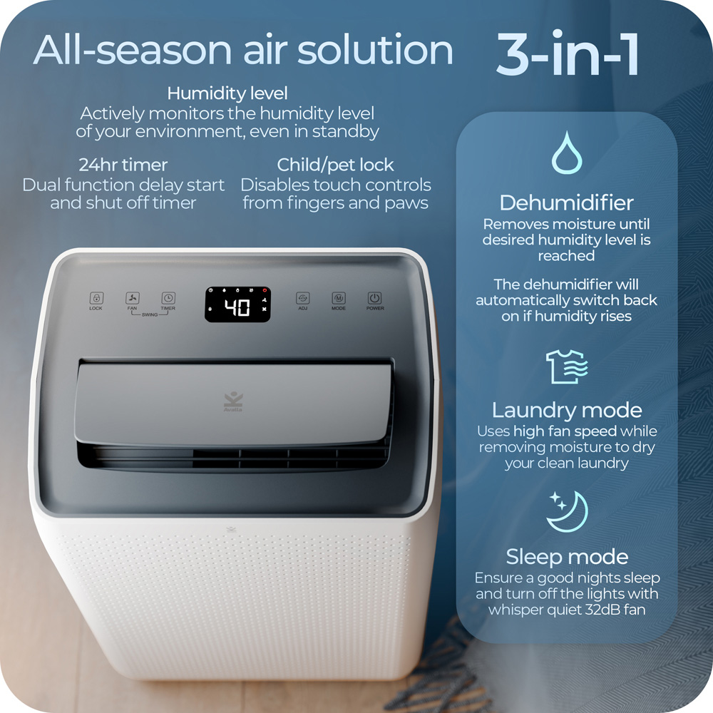 Avalla Whole Home X500 Smart Dehumidifier 16L Image 7