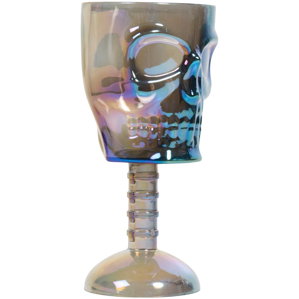 Iridescent Halloween Skull Cup Image 2