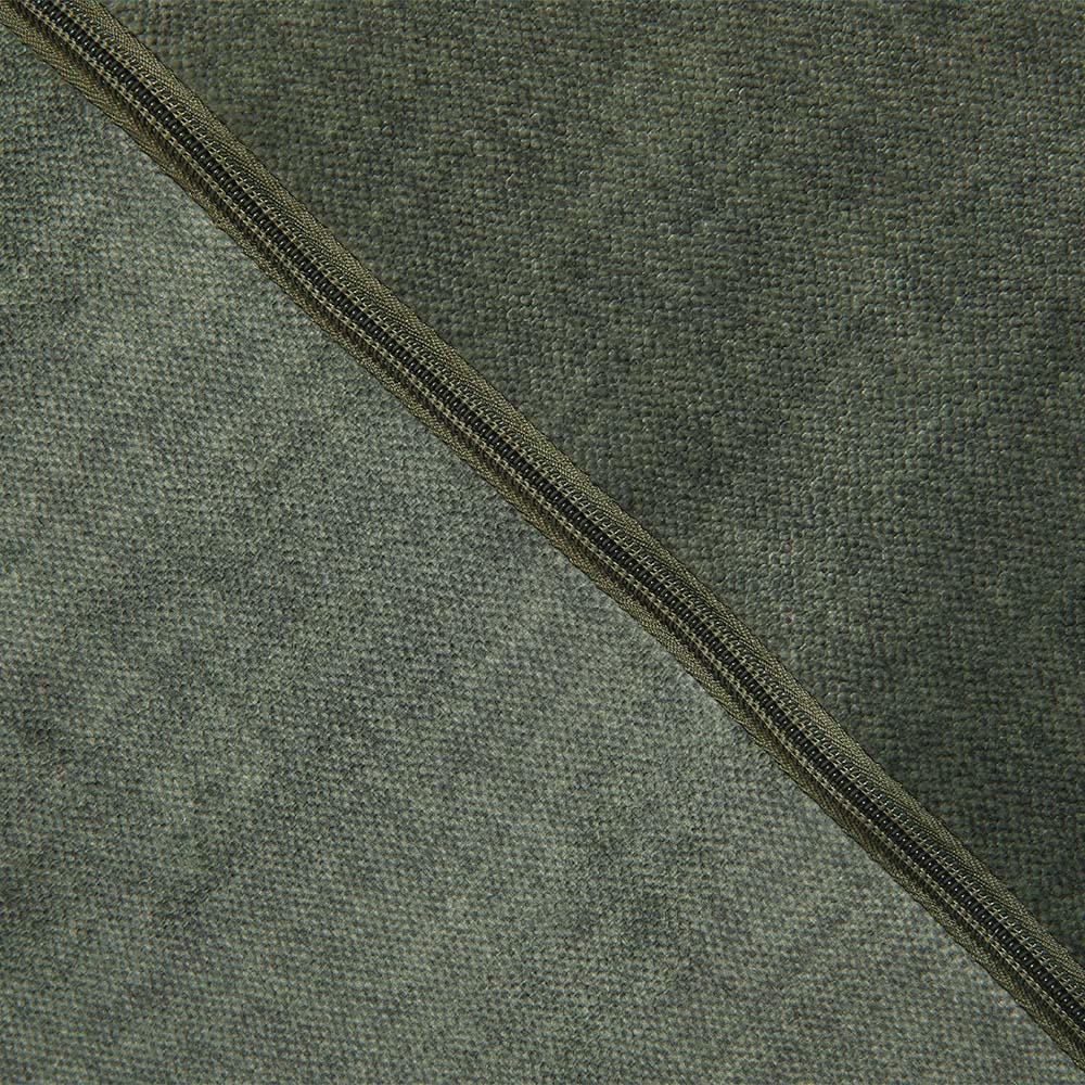 Living and Home Green Textured Velveteen Arch-Shaped Bench Image 6