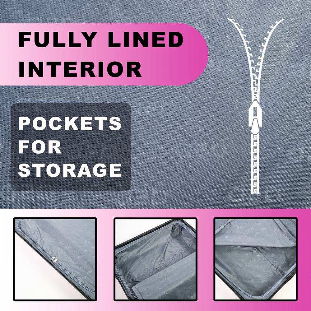 A2B Exodus 22 inch Pink Hard Shell Cabin Suitcase Image 3