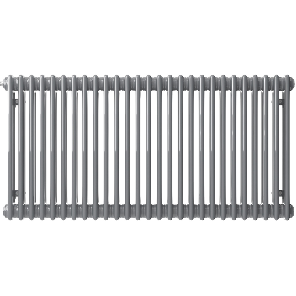 Slate Radiators Henrad Slate Grey 4 Column Concept Radiator 600 x 624mm | Wilko