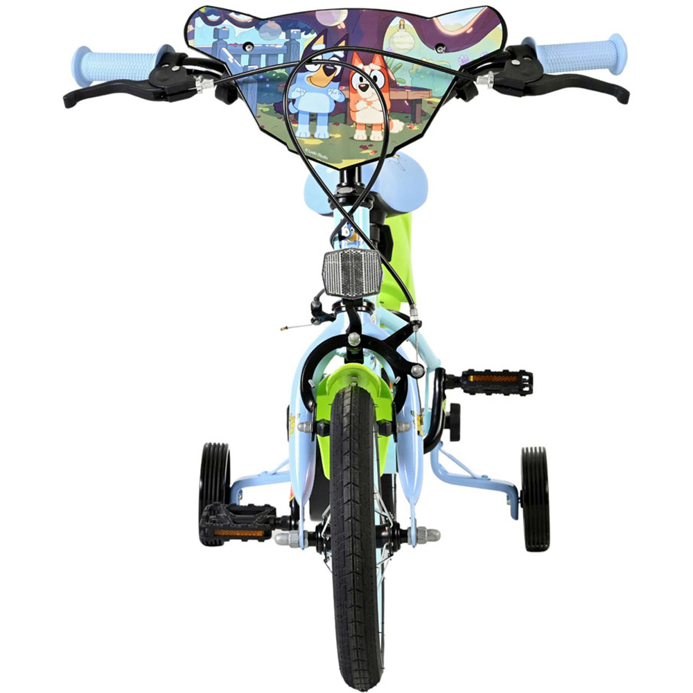 Volare Bluey Kids 12 inch Multicolour Bike with Stabilisers Image 3