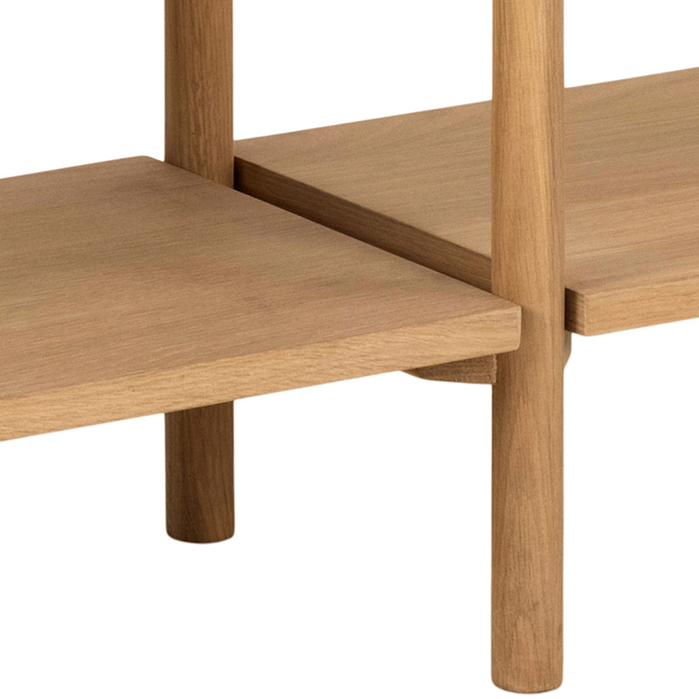 Florence Braidwood 2 Shelf Oak Bookcase Image 5