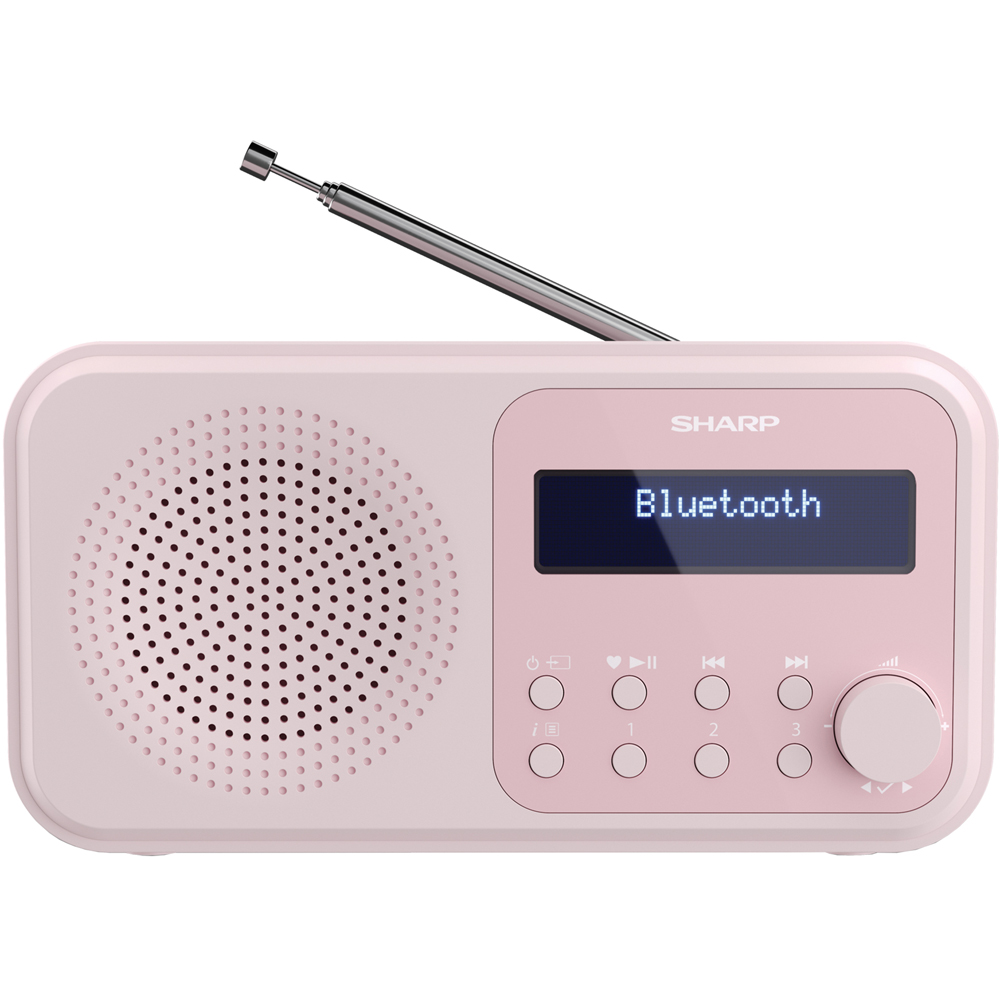 Sharp Tokyo Blossom Pink Portable Digital Radio Image 2